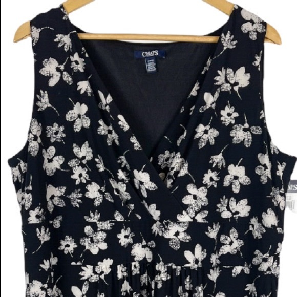 Get Ready for Spring! Chaps Floral Sleeveless Dress - Picture 2 of 8